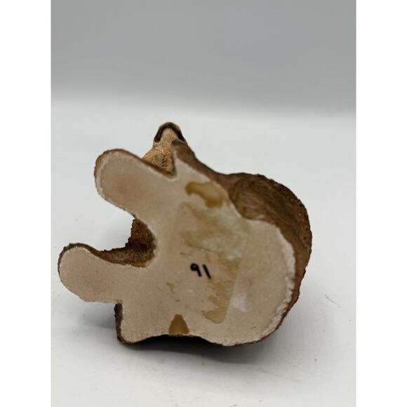 Mama Bear with Cub Figurine Resin or Polystone Brown Animal Statue 3.5” Tall - Picture 5 of 6